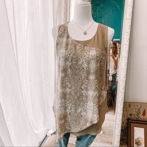 {3 For $25} Juicy Couture Snake Print Top